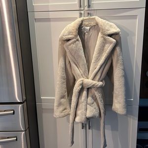 Vince wrap jacket with belt. Very soft and cozy.